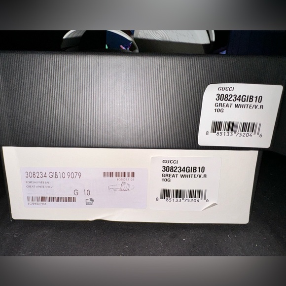 BRAND NEW Gucci Men's Signature Stripe Slide Sandals - Picture 3 of 3